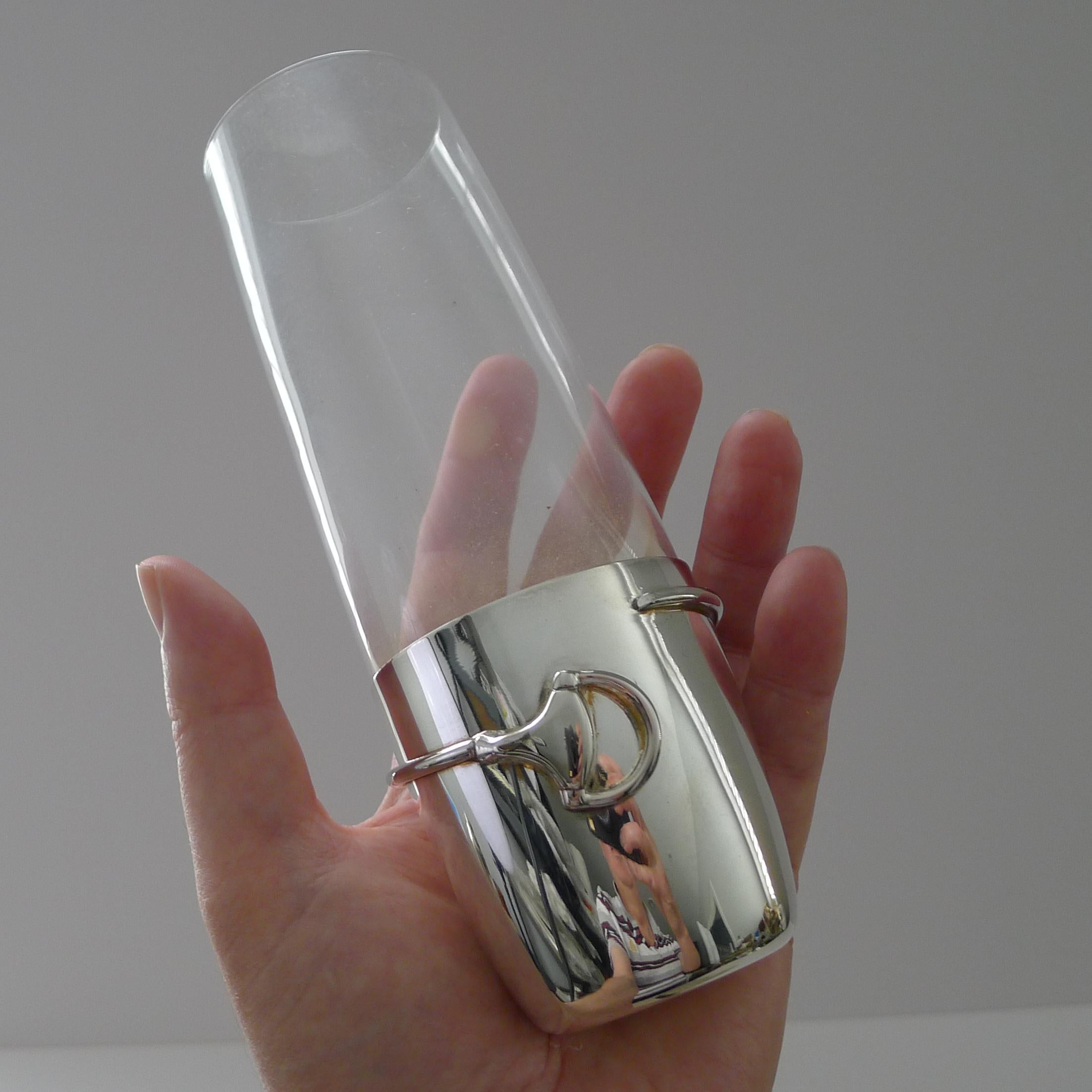 Gucci, Italia - Raro set di quattro bicchieri Snaffle Highball c.1970 in vendita 11