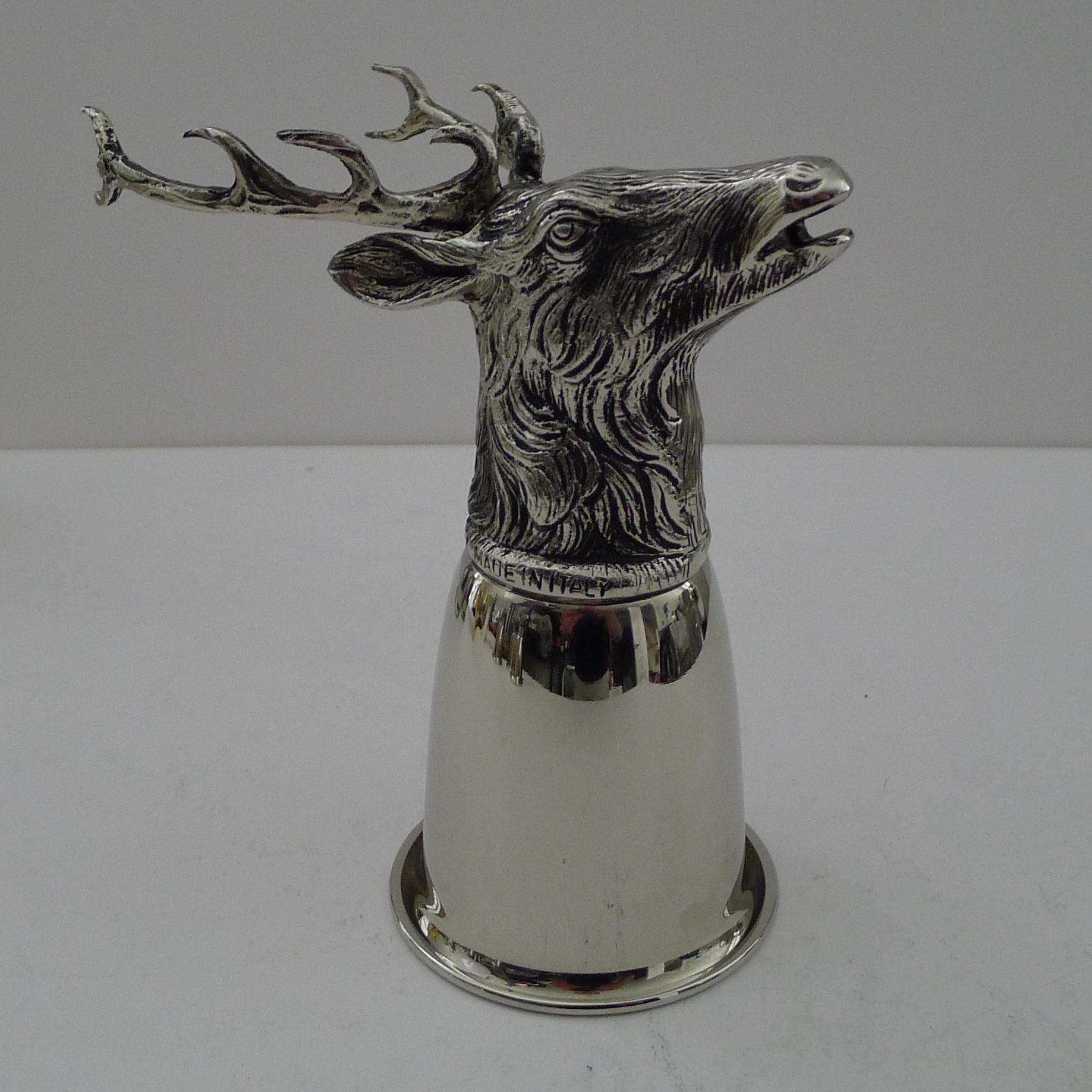 Gucci, Italy - Rare Set Six Figural Stirrup Cups c.1970 3