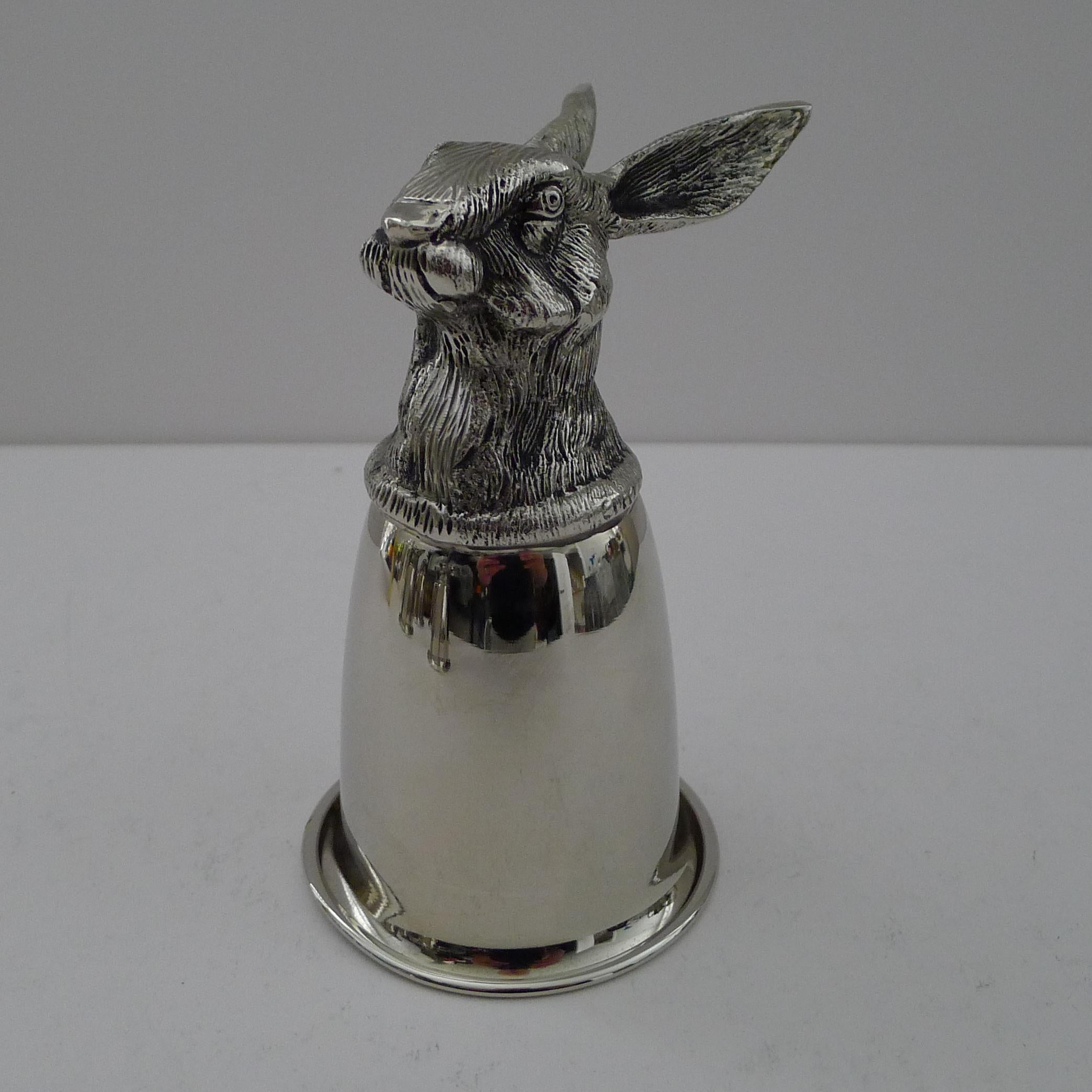 Gucci, Italy - Rare Set Six Figural Stirrup Cups c.1970 1
