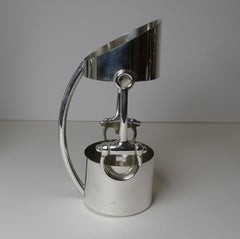 Gucci, Italy, Silver Plated Wine Bottle Holder, Horsebit