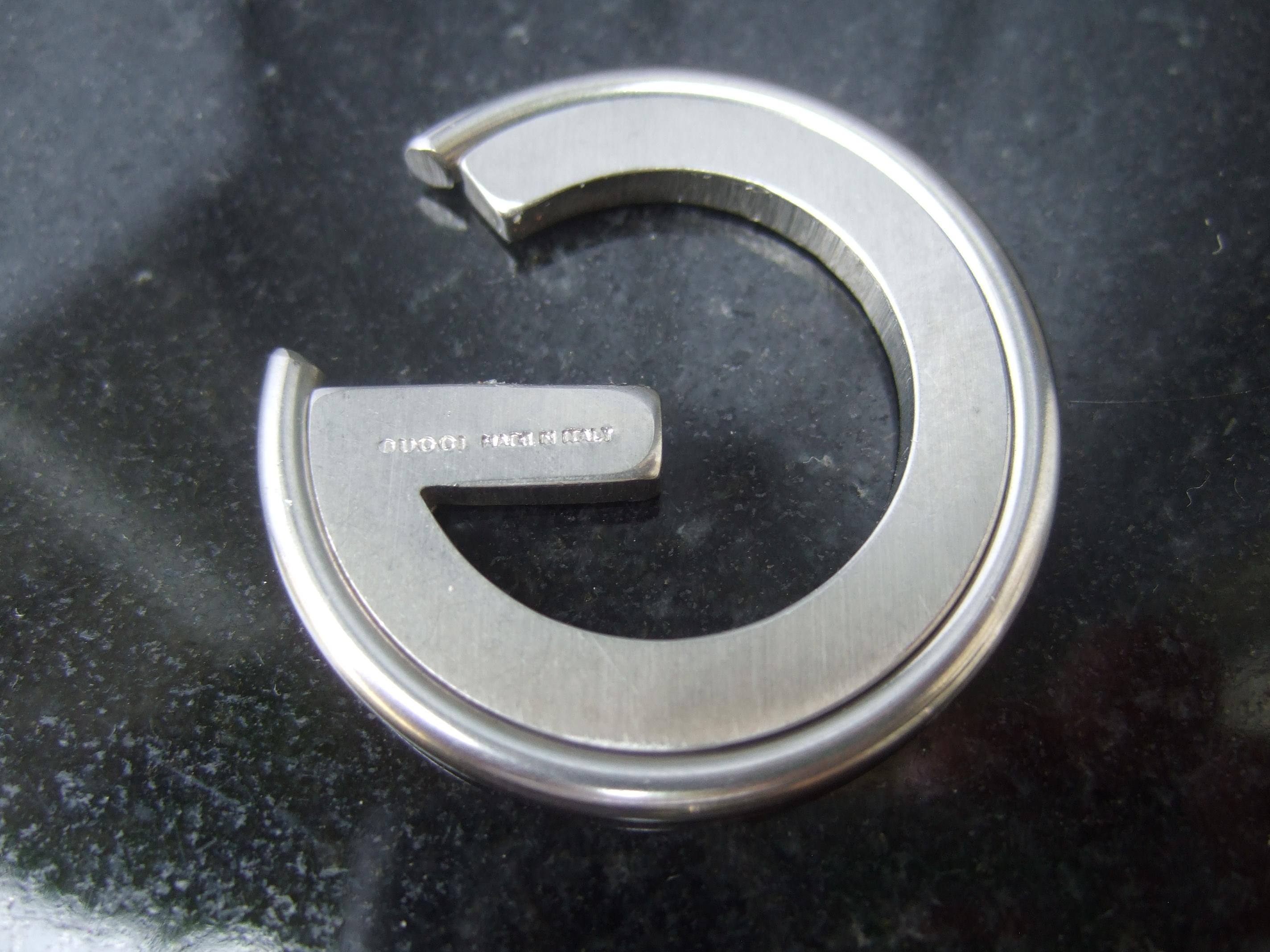 Gucci Italy Small Round Book Mark / Desk Collectible in Gucci Box 21st c For Sale 1