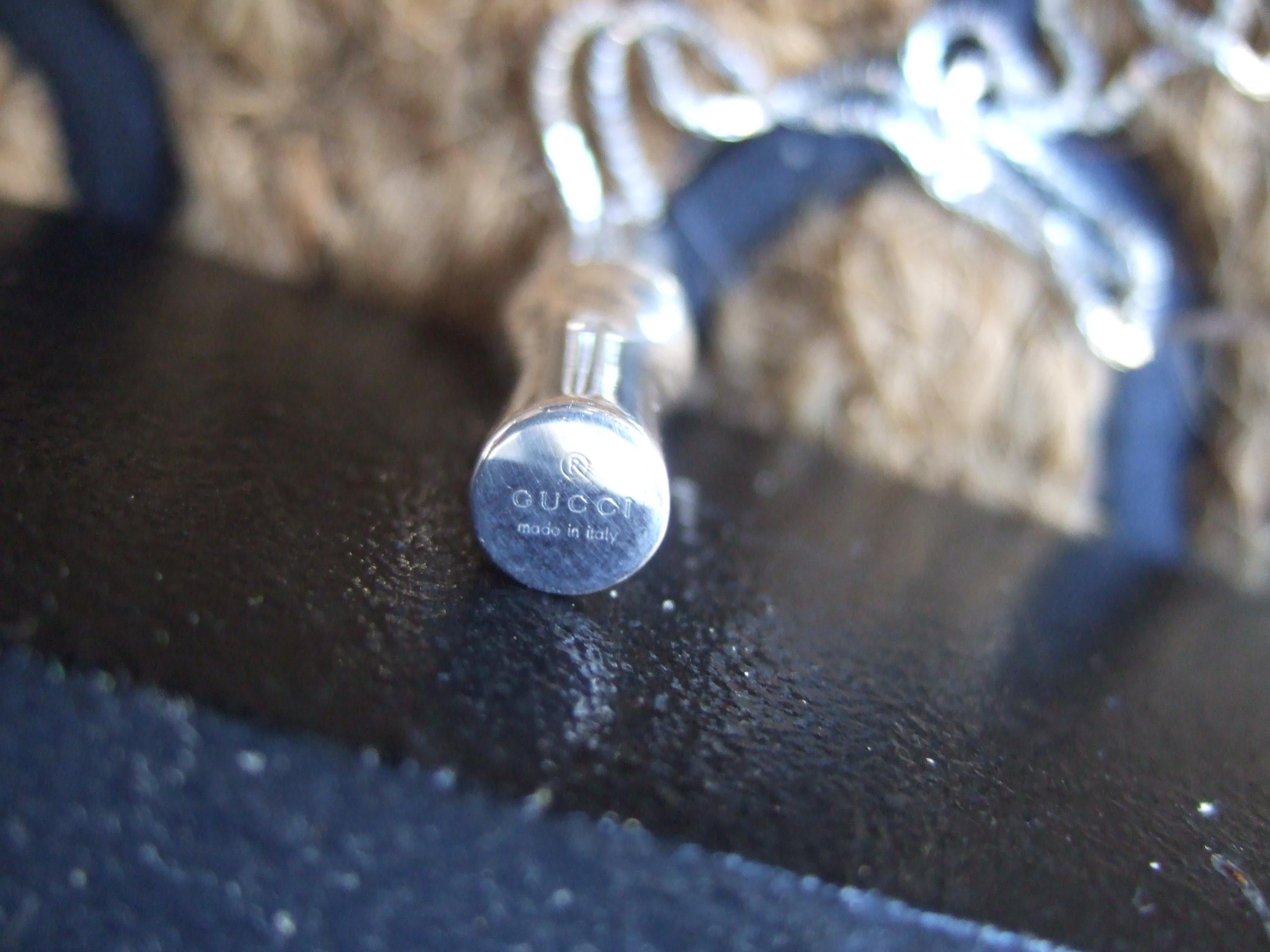 A.I.C. Italia Argento Sterling Collana con ciondolo stile bambù 21° C. in vendita 11