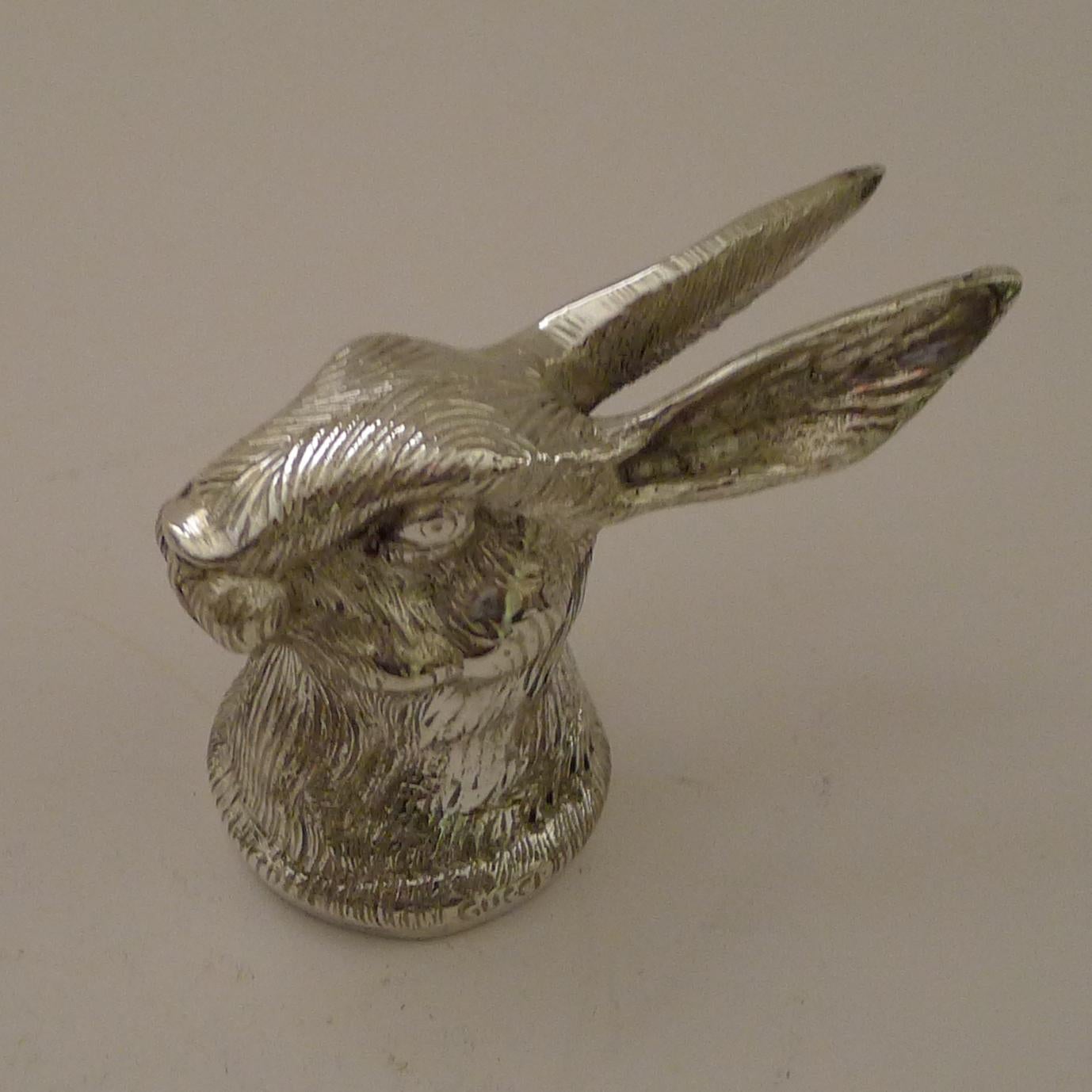 Mid-Century Modern Gucci, Italy - Whimsical Hare Bottle Opener c.1970 For Sale
