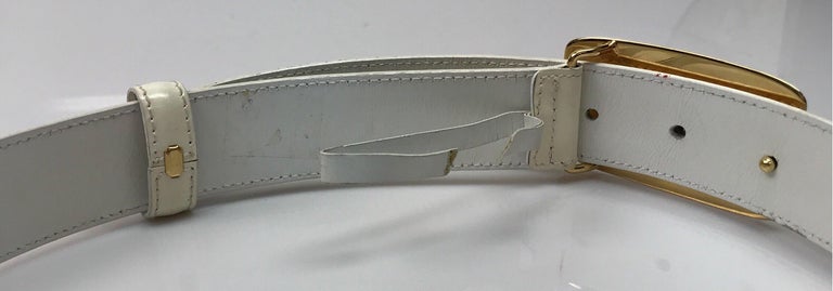Gucci Ivory Belt w/ Gold  display picture 3