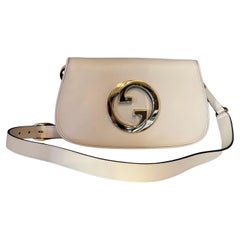 Gucci Blondie Tasche aus elfenbeinfarbenem Leder