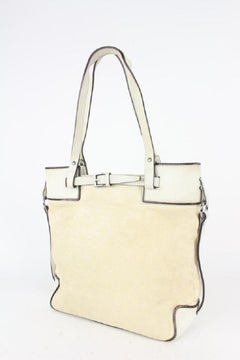 Gucci Ivory Monogram GG Belt Motif Tote bag 93ggs727