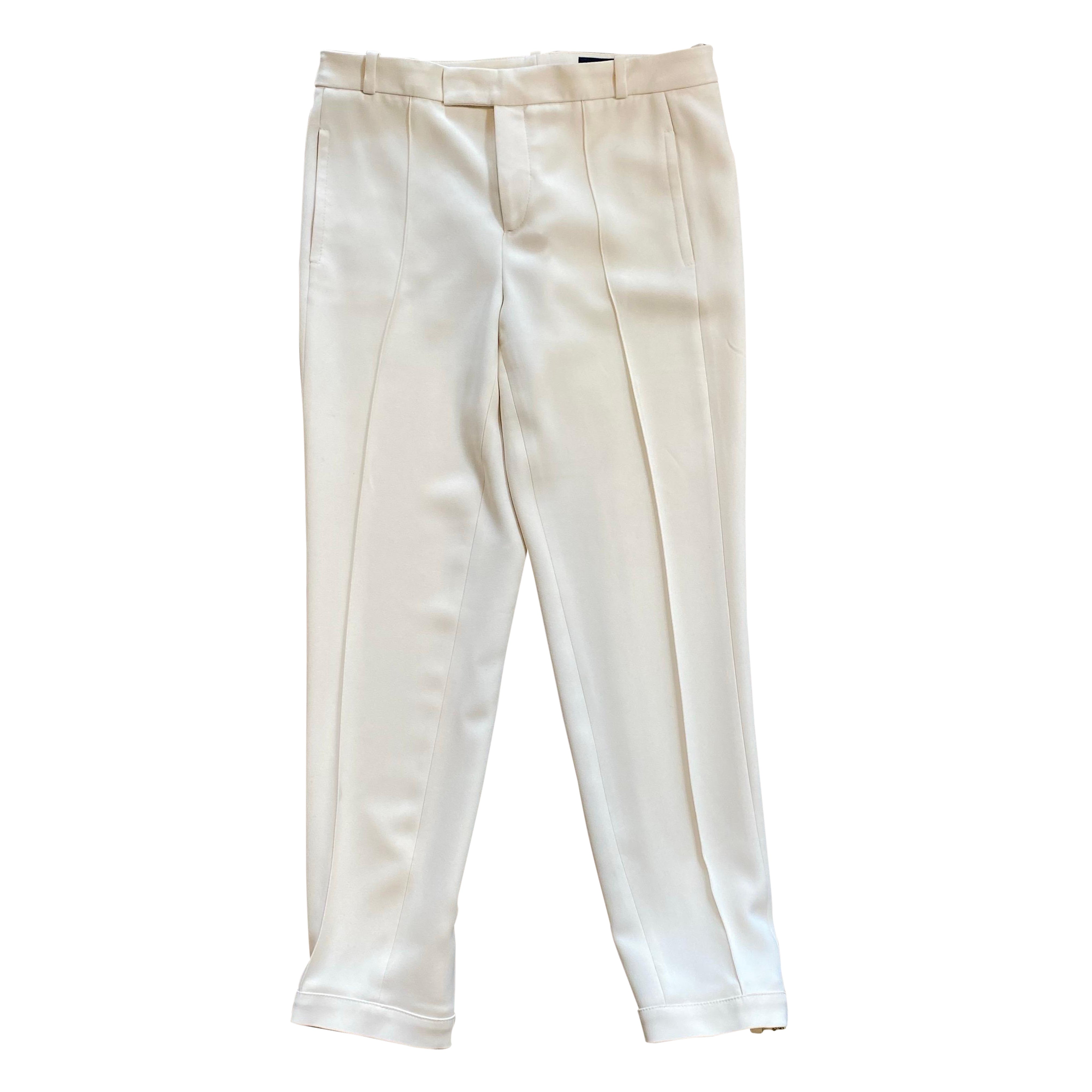 Gucci Elfenbeinfarbene Hose. im Angebot