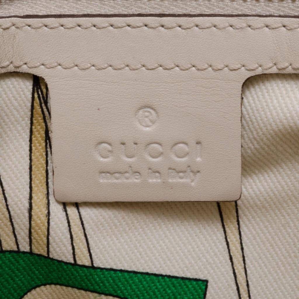 Gucci Ivory Patent Wave Small Shoulder Bag 5