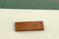 Gucci Elfenbeinfarbene Web Shopper Tote Bag 1215g1