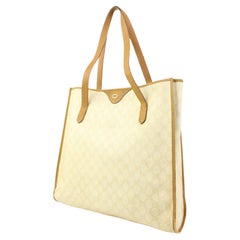 Gucci Ivory White Supreme GG Shopper Tote Bag Upcycle Ready S331G32