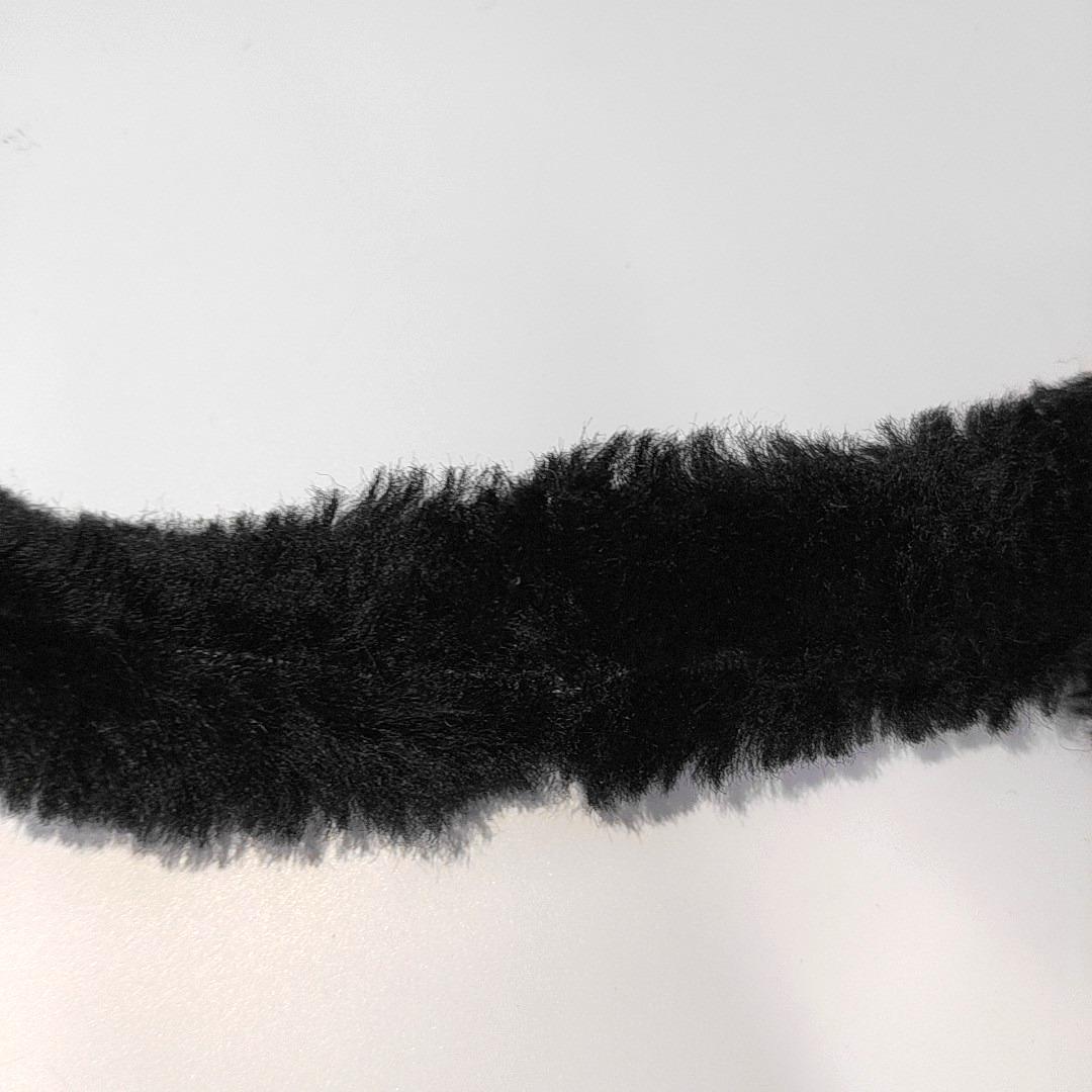 Gucci Jackie 1961 Black Fluffy Shearling Borsa Piccola in vendita 10