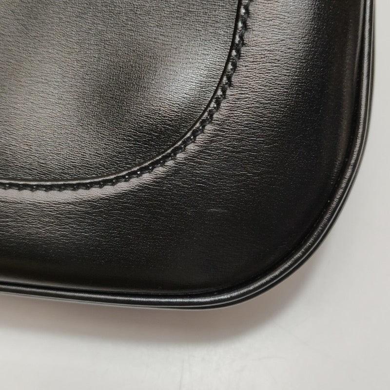 Gucci Jackie 1961 Black Leather Bag Small Piston Lock without Strap For Sale 6