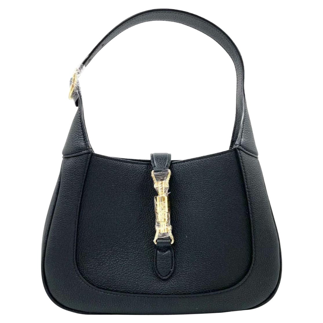 Gucci Jackie 1961 Black Pebbled Leather Bag Small