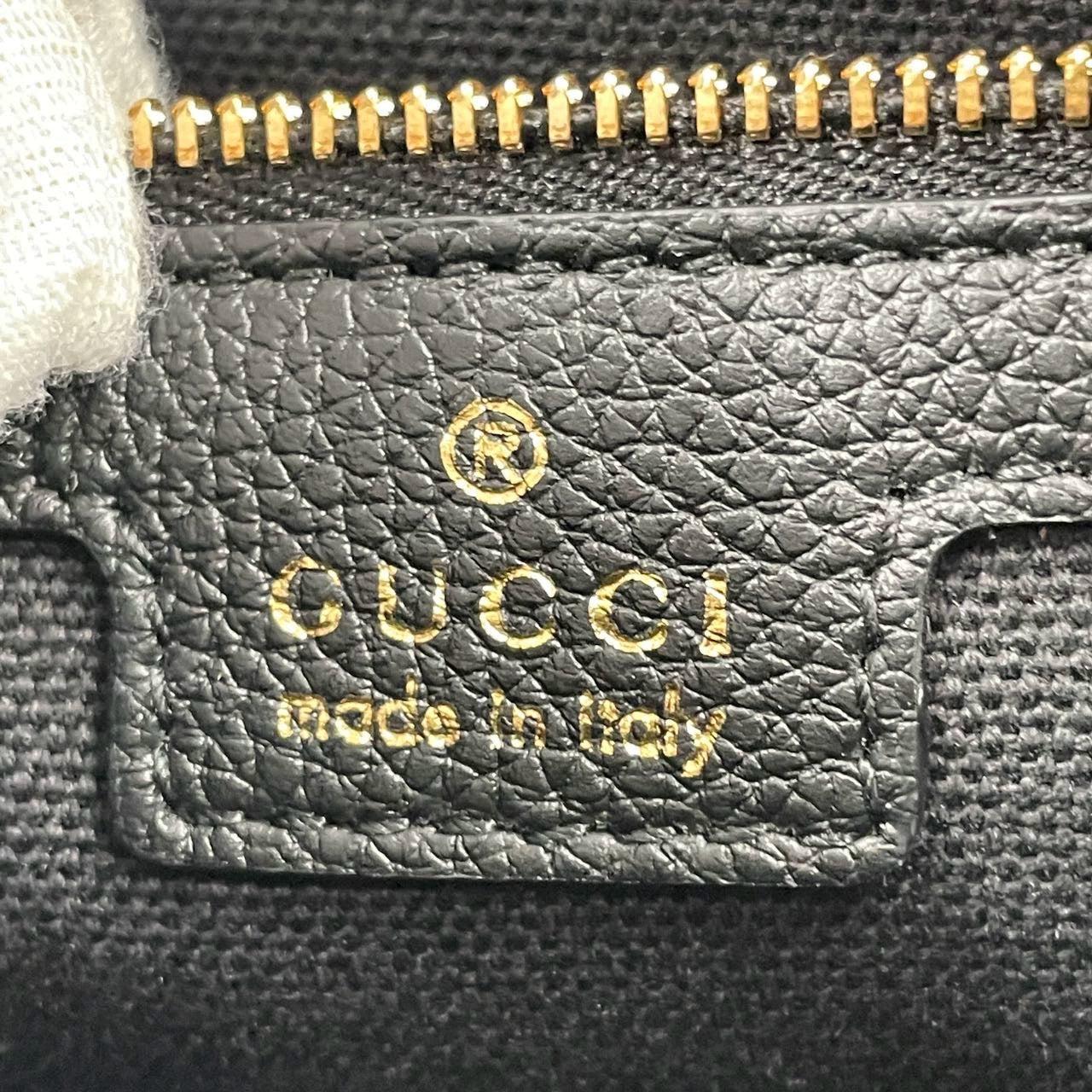 Gucci Jackie 1961 Black Pebbled Leather Bag Small Never Worn in vendita 2
