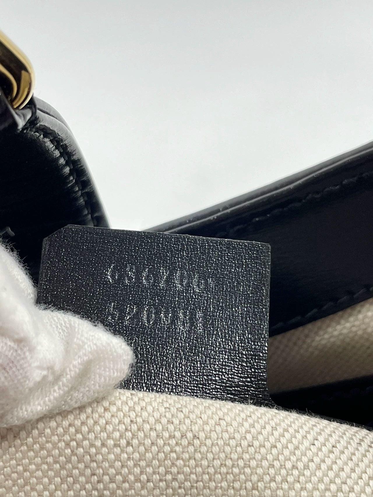 Gucci Jackie 1961 Black & White Leather Bag Small 6