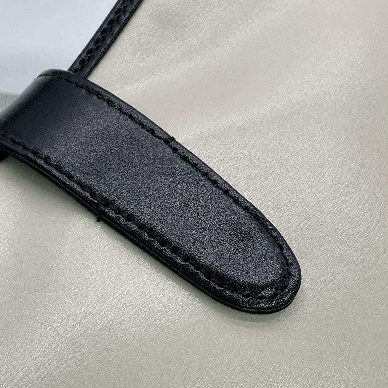Gucci Jackie 1961 Black & White Leather Bag Small 11