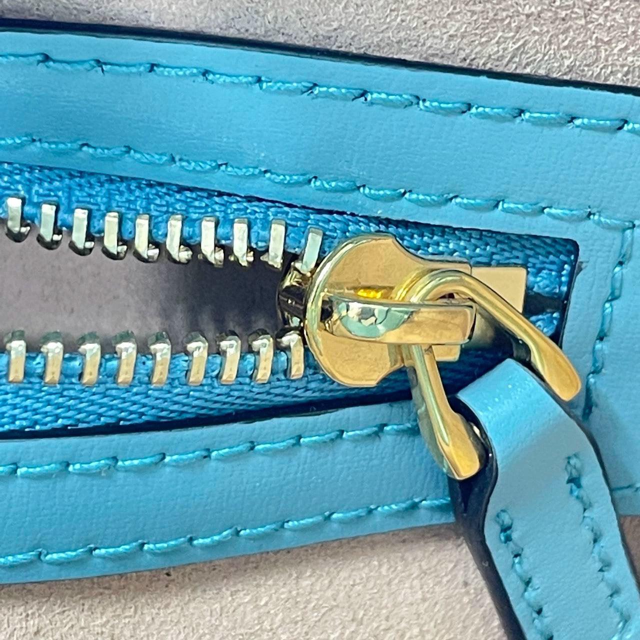 Gucci Jackie 1961 Blue Small Shoulder Bag with Adjustable Strap 7
