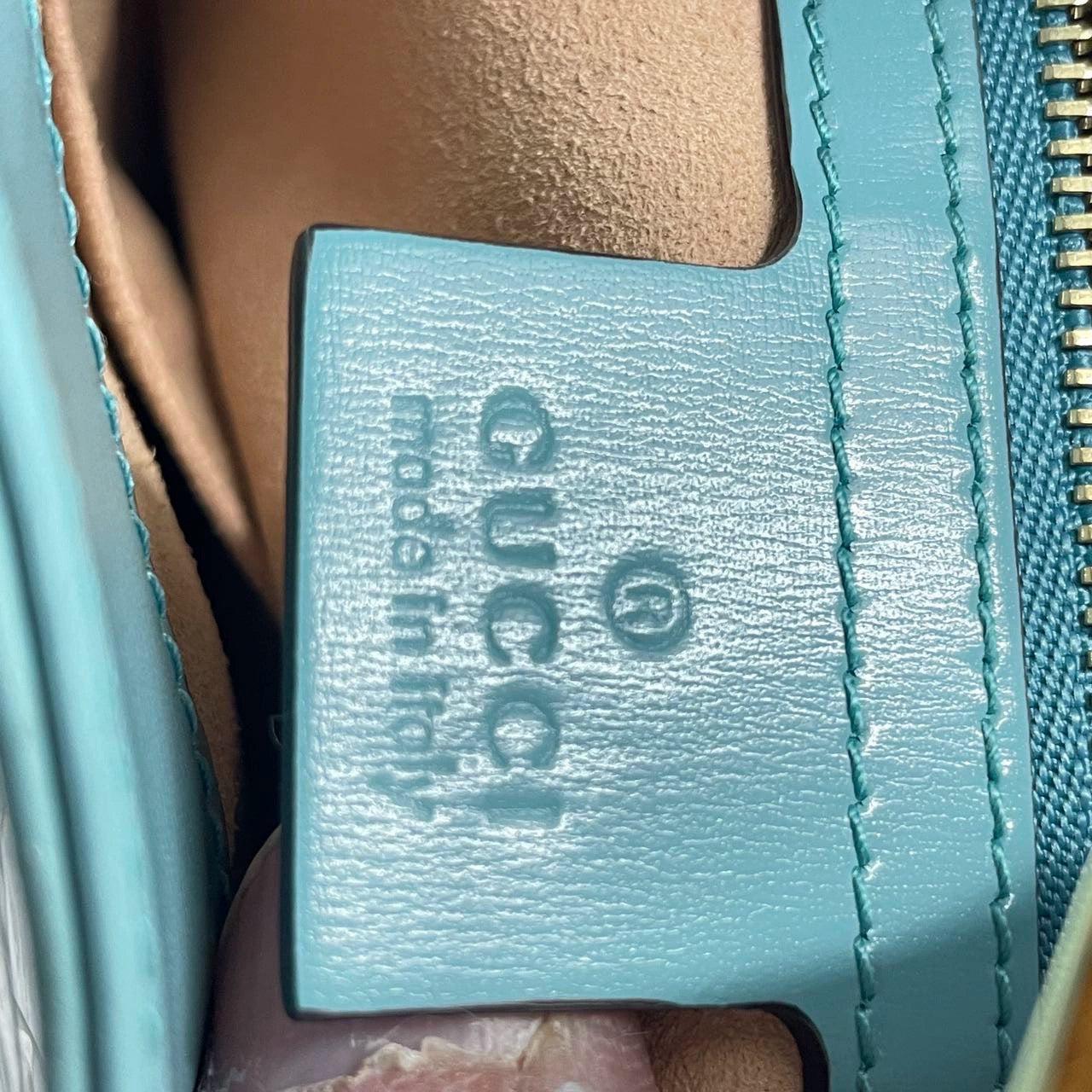 Gucci Jackie 1961 Blue Small Shoulder Bag with Adjustable Strap 3