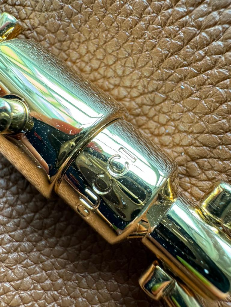 Gucci Jackie 1961 Caramel Tan Large Shoulder Bag with Strap 5