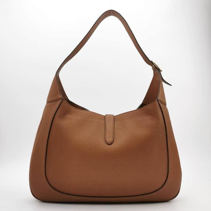Gucci Jackie 1961 Caramel Tan Large Shoulder Bag with Strap 1