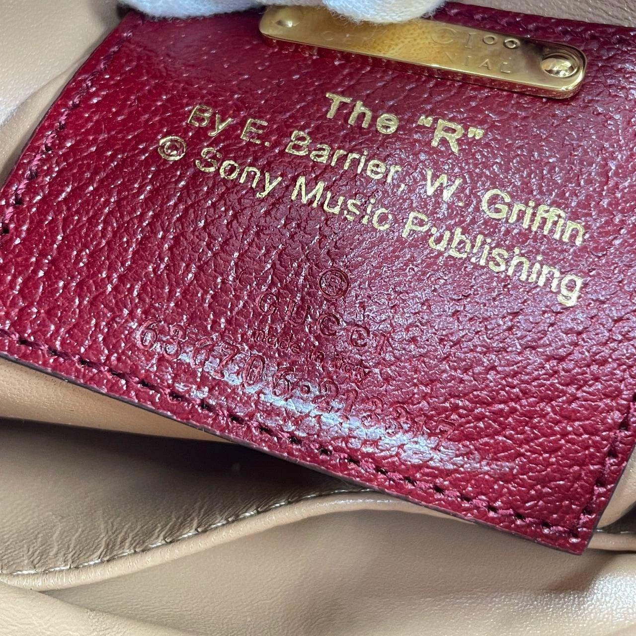 Gucci Jackie 1961 Centennial 100 Year Special Edition Burgundy Leather w/ Canvas 8