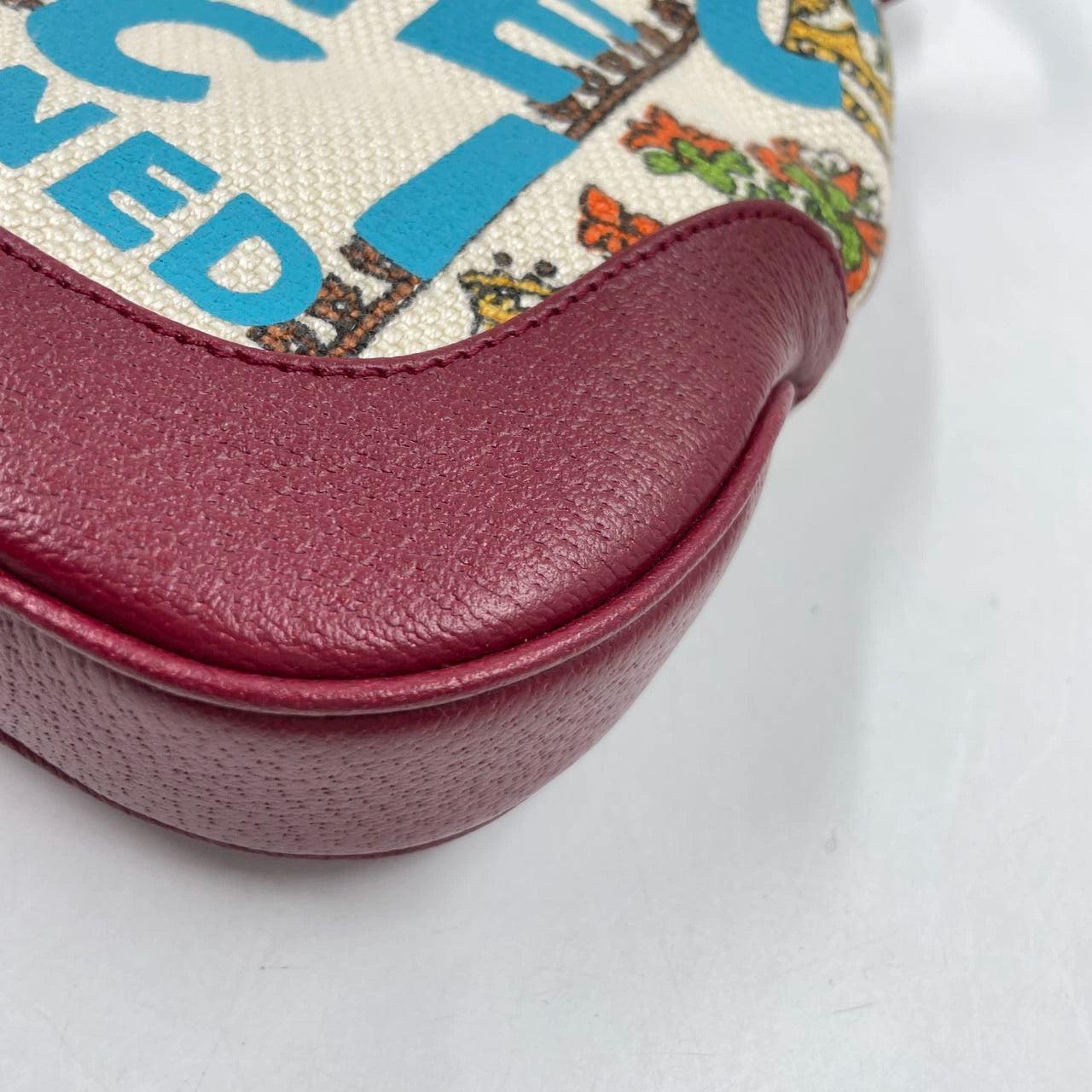 Gucci Jackie 1961 Centennial 100 Year Special Edition Burgundy Leather w/ Canvas 11