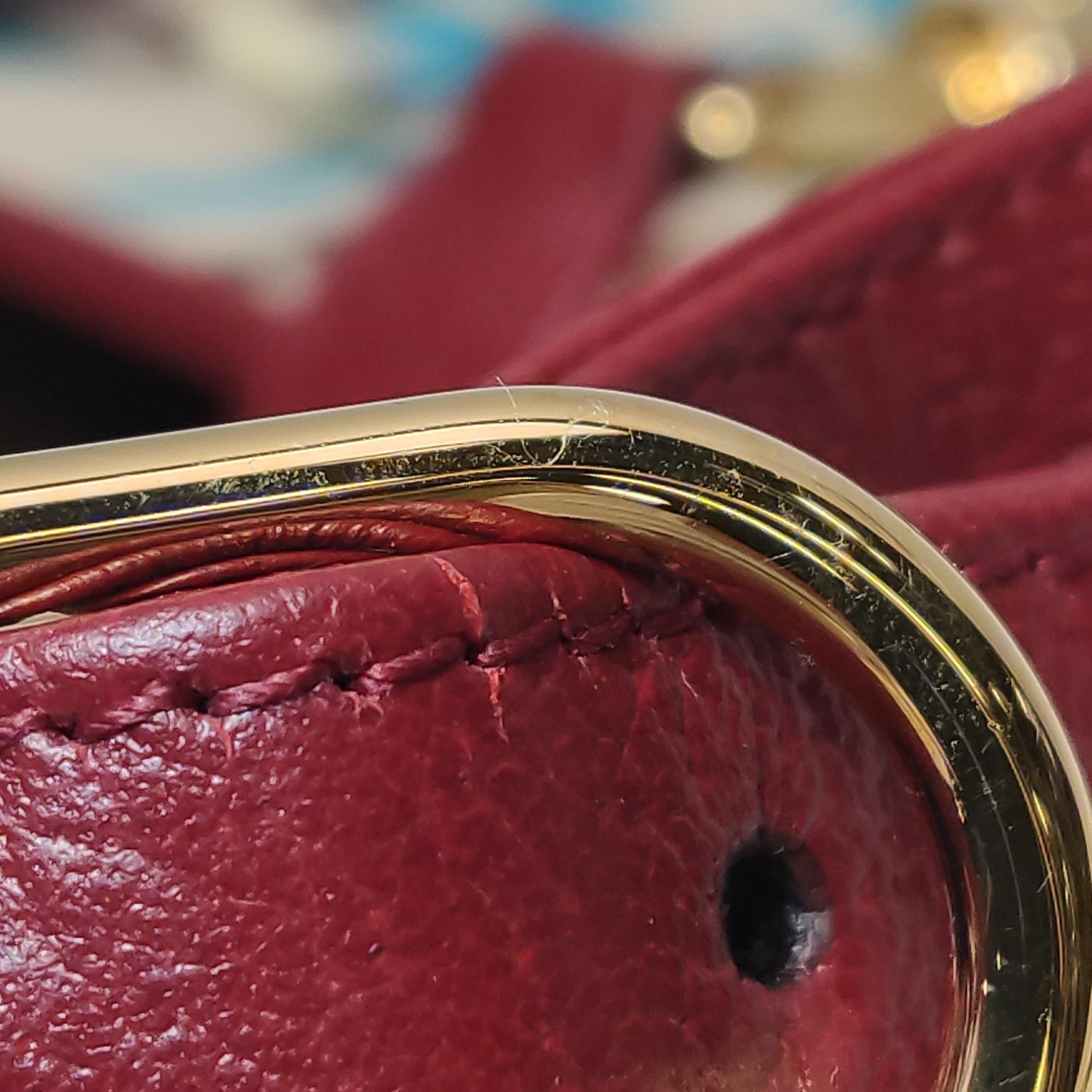Gucci Jackie 1961 Centennial 100 Year Special Edition Burgundy Leather with Canv For Sale 9