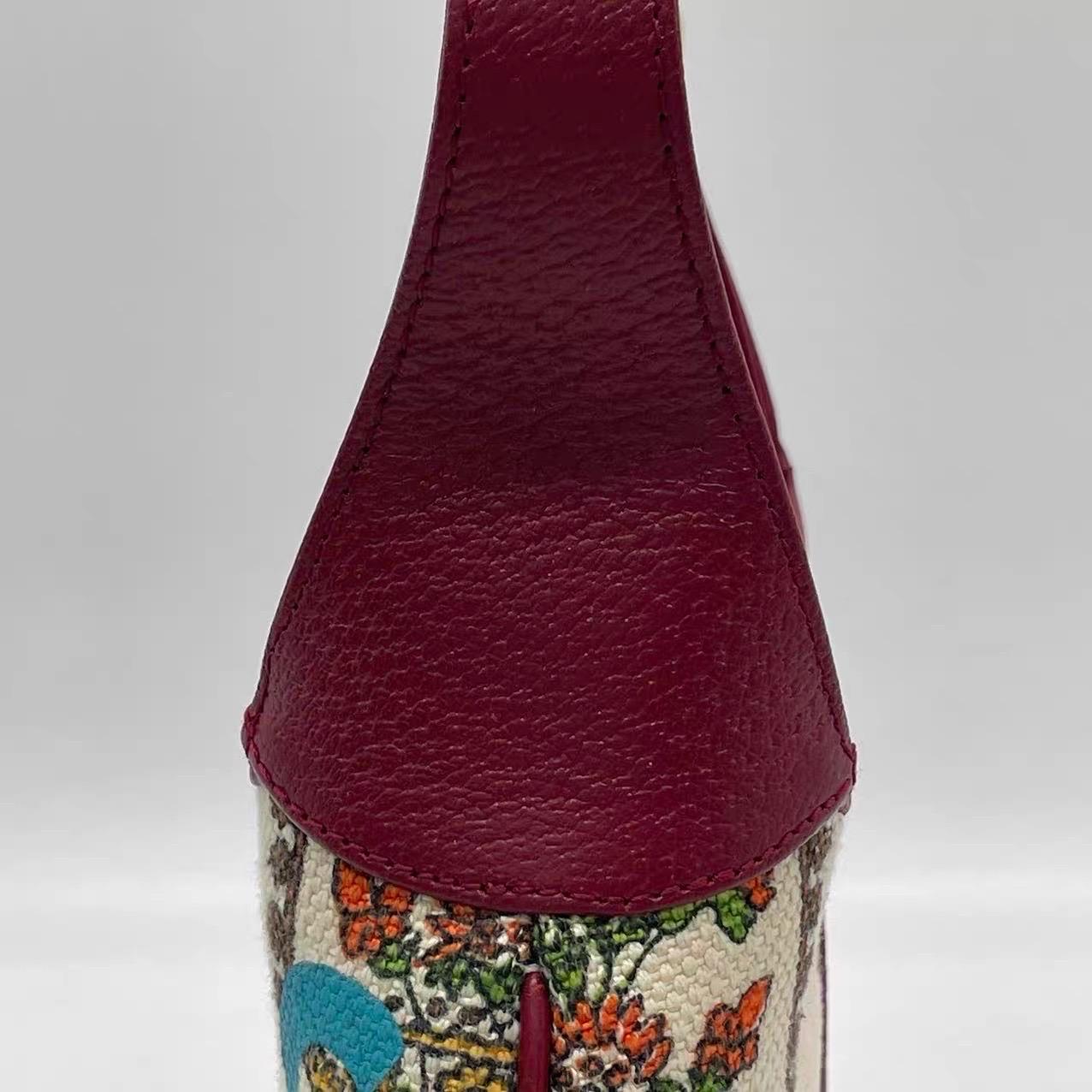 Gucci Jackie 1961 Centennial 100 Year Special Edition in pelle borgogna con canv. in vendita 15