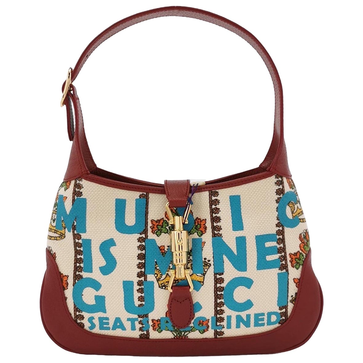 Gucci Jackie 1961 Centennial 100 Year Special Edition Burgundy Leather with Canv