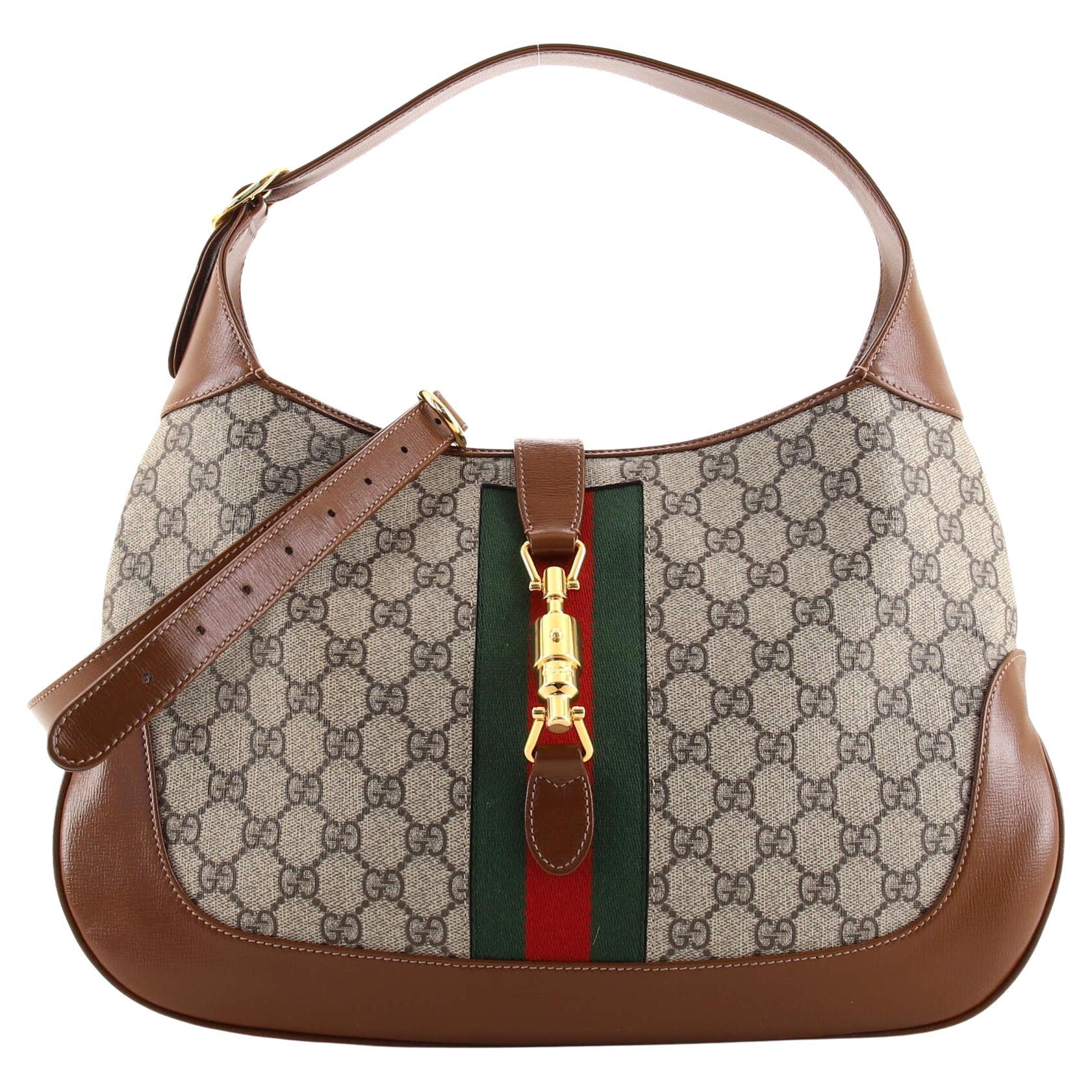 Gucci Jackie 1961 Hobo GG Coated Canvas Medium