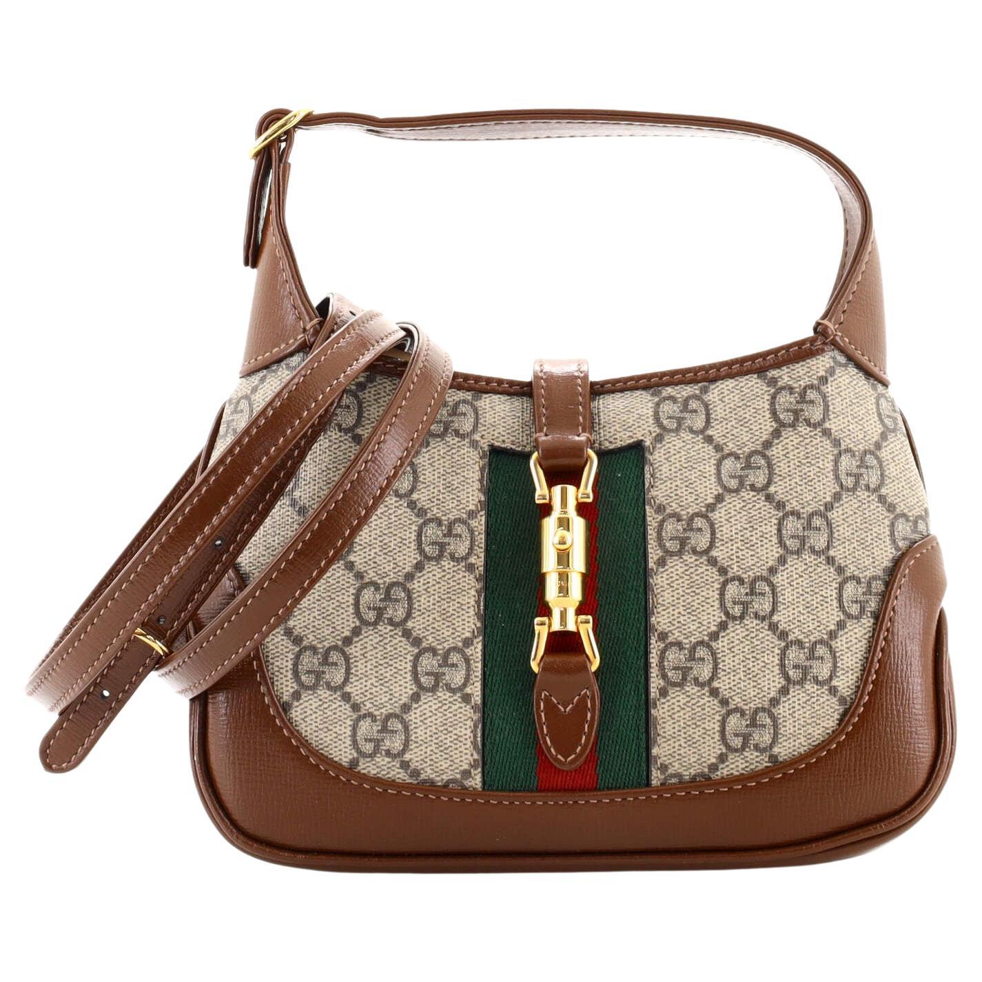 Gucci Jackie 1961 Hobo GG Coated Canvas Mini