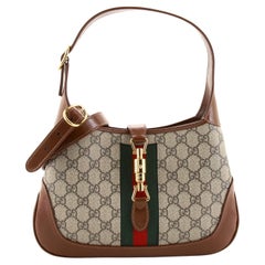 Gucci Jackie 1961 Hobo GG aus beschichtetem Segeltuch