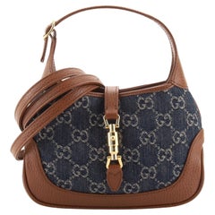 Gucci Jackie - Sac Hobo GG Mini en jean GG 1961