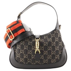 Gucci - Authenticated Jackie 1961 Handbag - Lizard Black Plain for Women, Never Worn