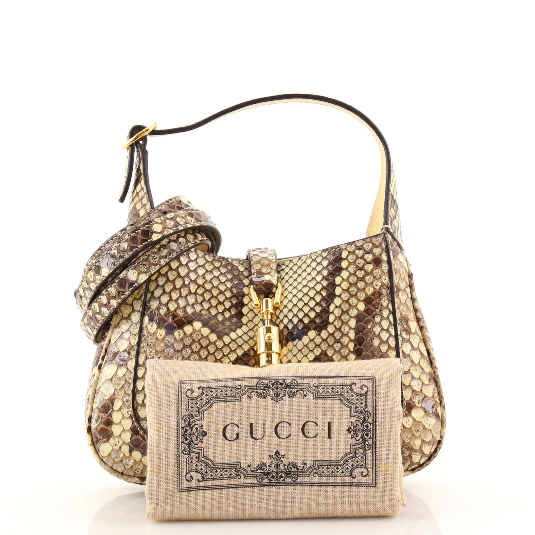 Gucci Jackie 1961 small crocodile bag