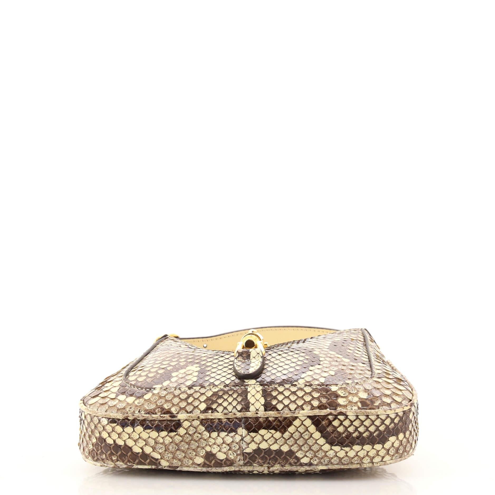 Women's or Men's Gucci Jackie 1961 Hobo Python Mini
