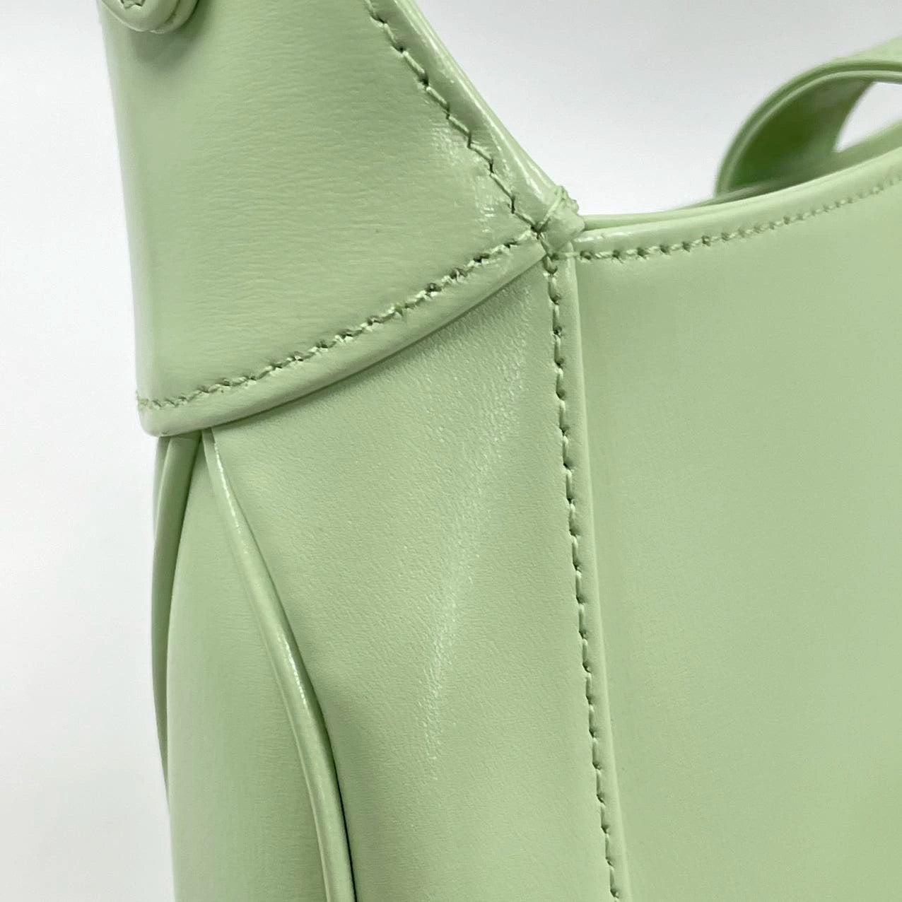 Gucci Jackie 1961 Light Green Leather Bag Small with Adjustable Strap 9