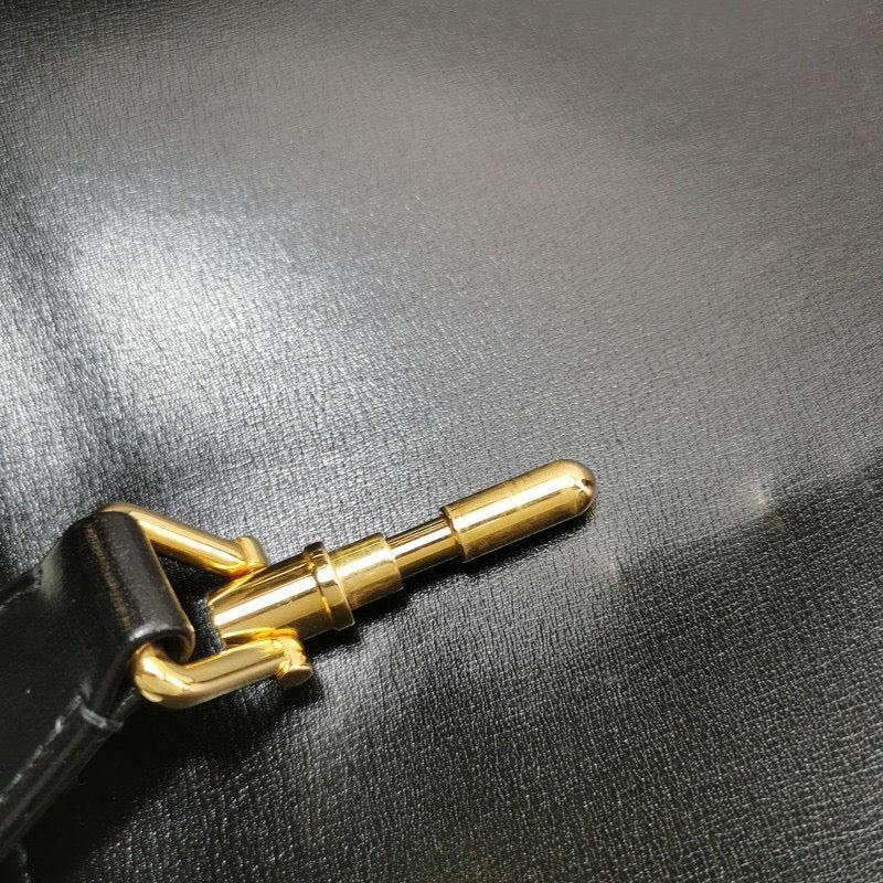 Gucci Jackie 1961 Medium Black Leather Bag with Adjustable Strap 8