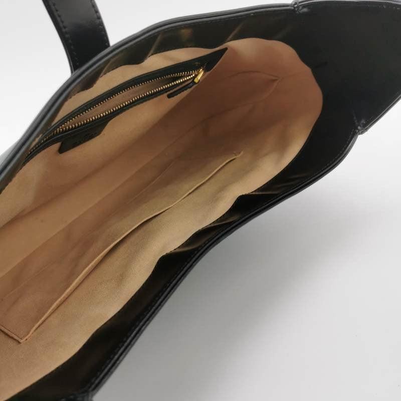 Women's Gucci Jackie 1961 Medium Black Leather Bag with Adjustable Strap