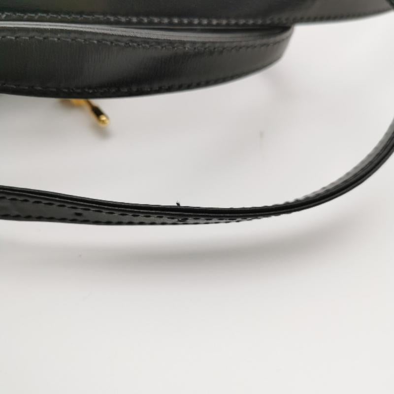 Gucci Jackie 1961 Mini Black Leather Bag with Adjustable Strap For Sale 8