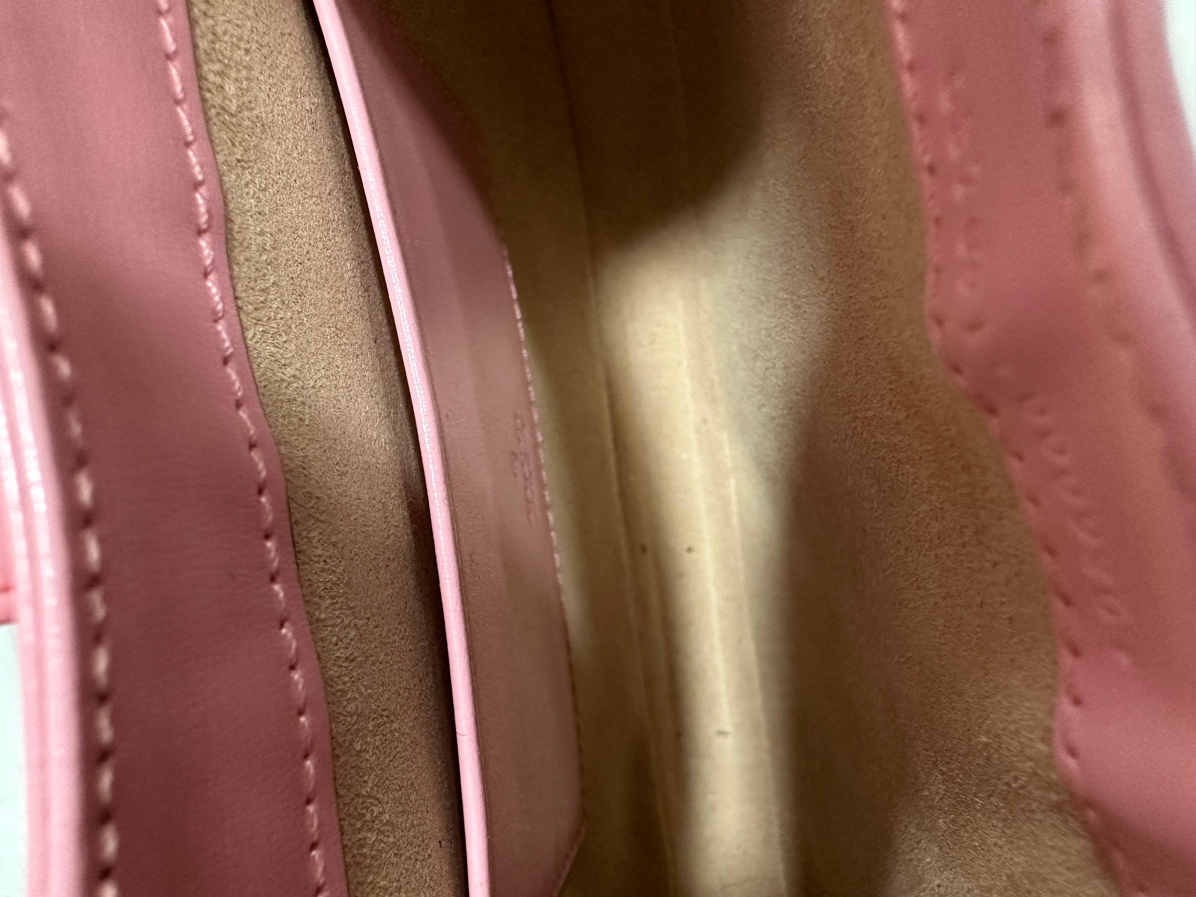 Gucci Jackie 1961 Mini Pink Leather Shoulder Bag 4