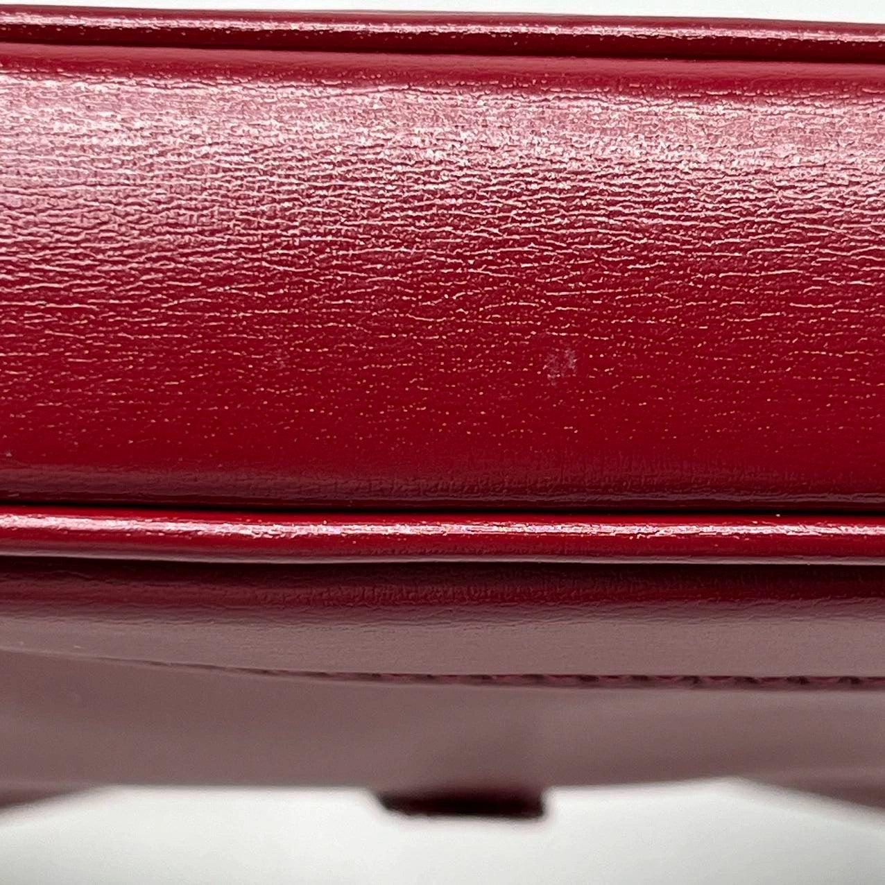 Gucci Jackie 1961 Mini Red Burgundy Leather Bag 7