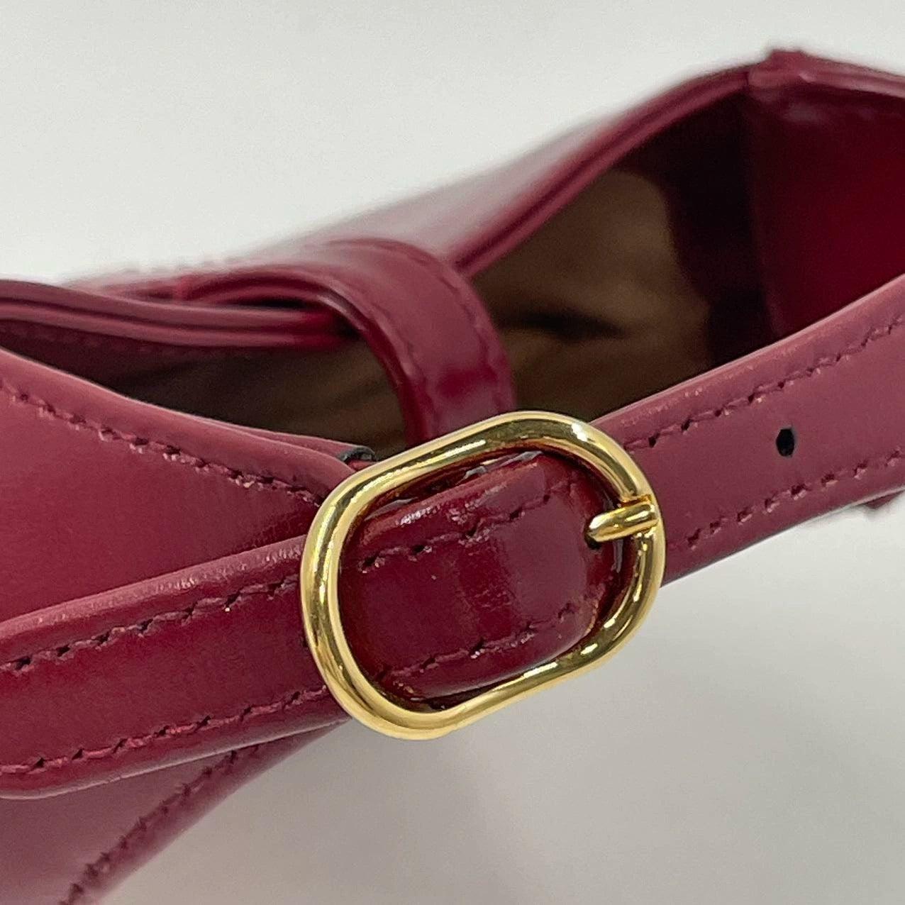 Gucci Jackie 1961 Mini sac en cuir rouge bordeaux 6