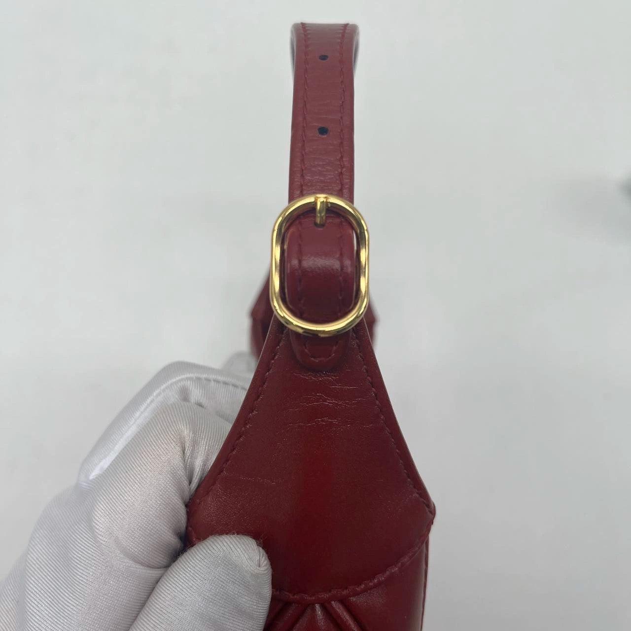 Gucci Jackie 1961 Mini Red Burgundy Leather Bag 11
