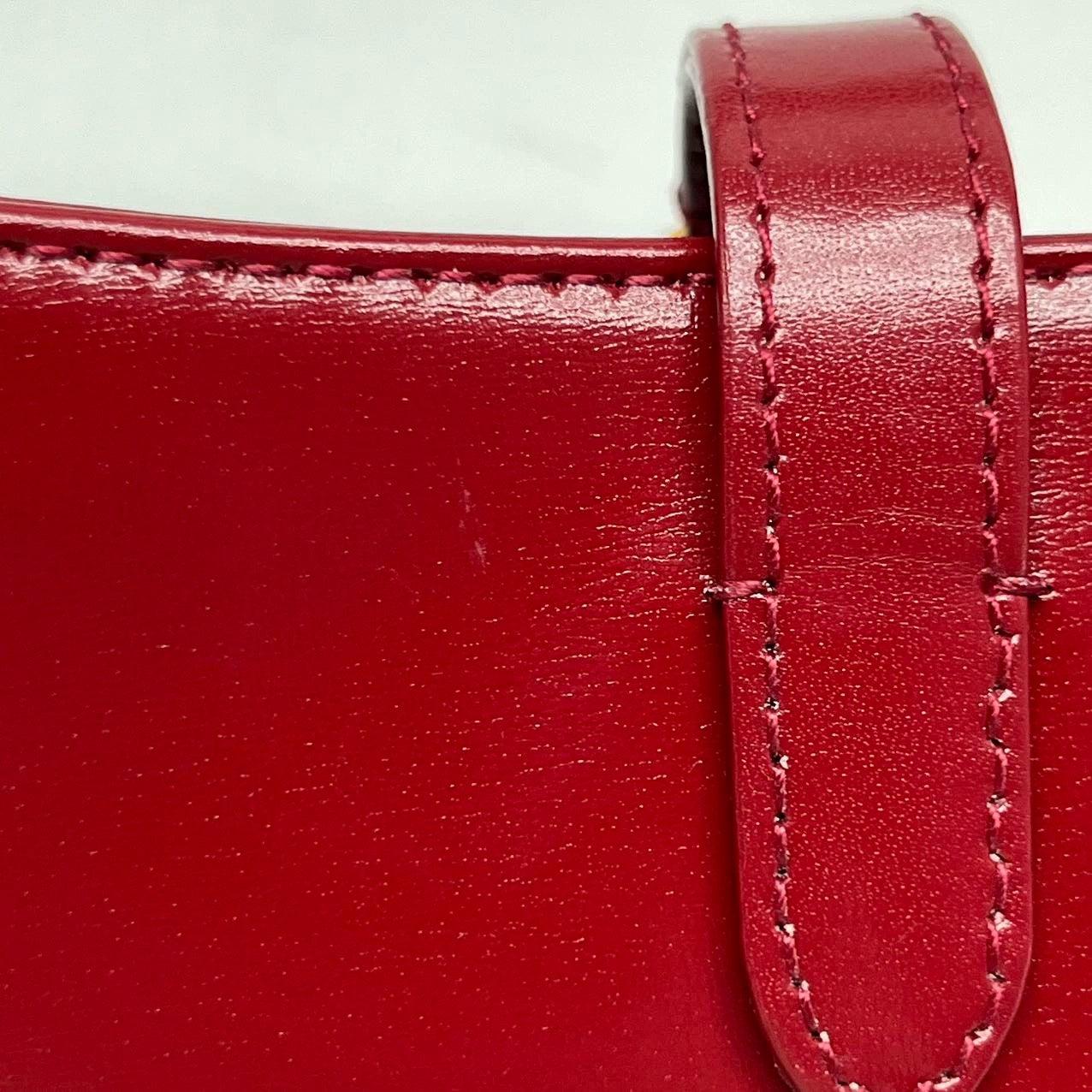 Gucci Jackie 1961 Mini Red Burgundy Leather Bag 11