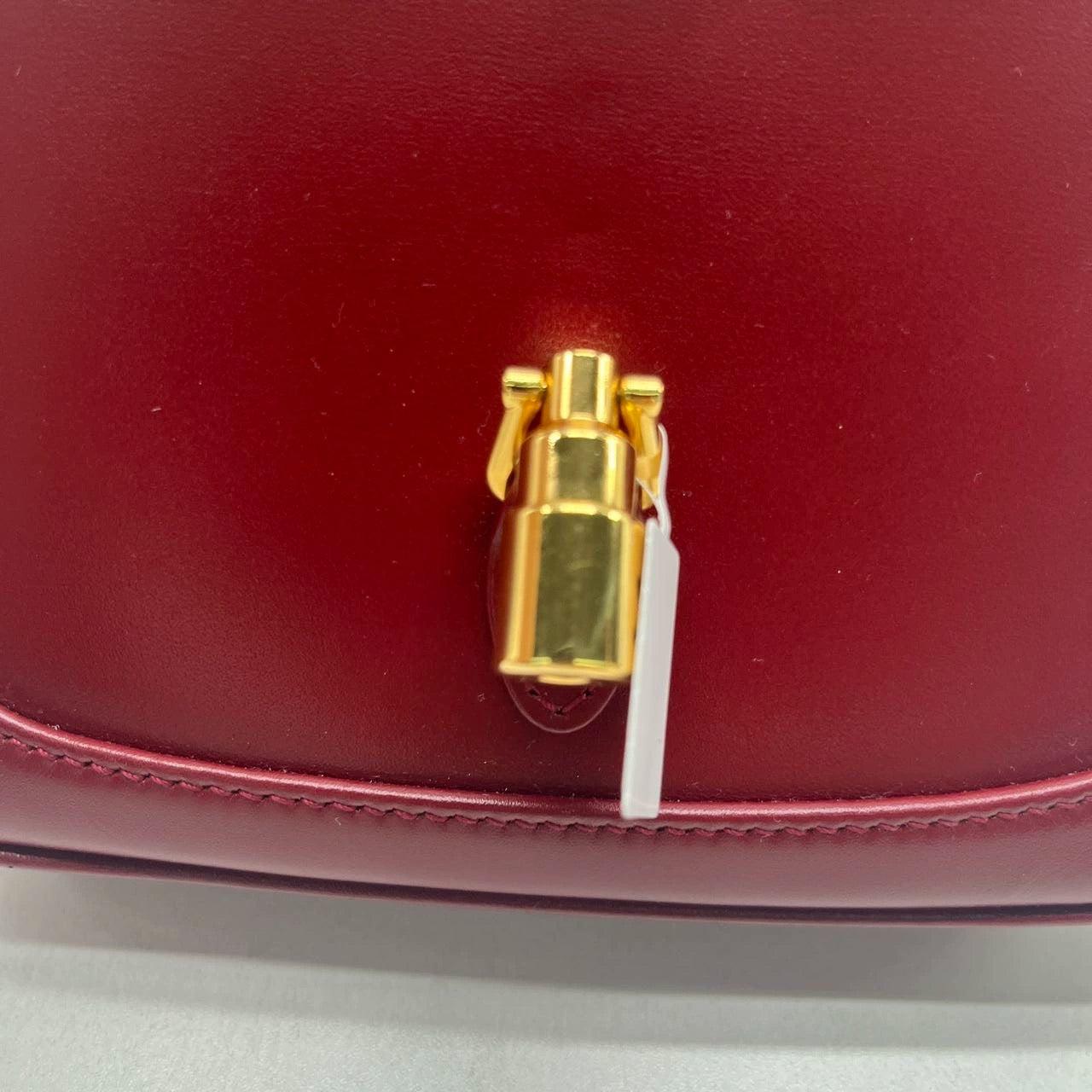 Gucci Jackie 1961 Mini Red Burgundy Leather Bag 13