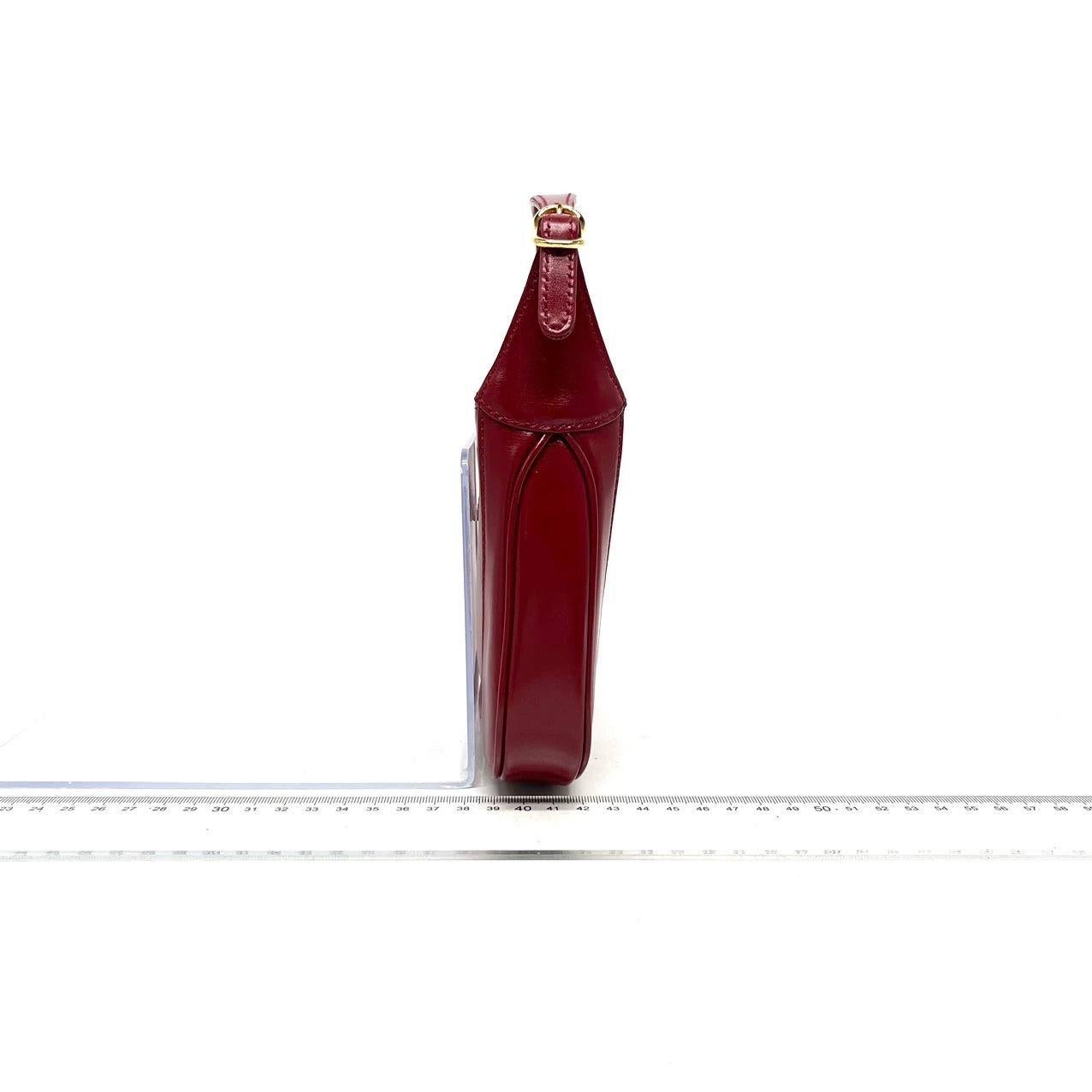 Gucci Jackie 1961 Mini Red Burgundy Leather Bag 1