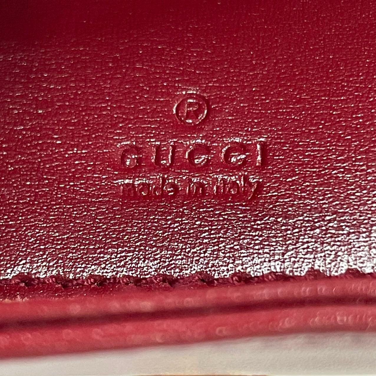Gucci Jackie 1961 Mini sac en cuir rouge bordeaux 3