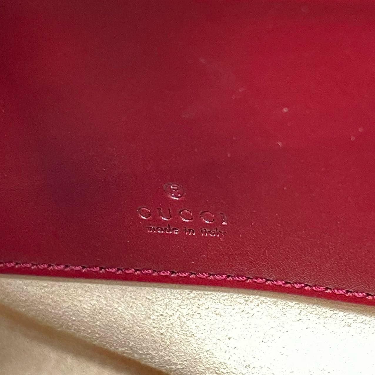 Gucci Jackie 1961 Mini Red Burgundy Leather Bag No Strap 6