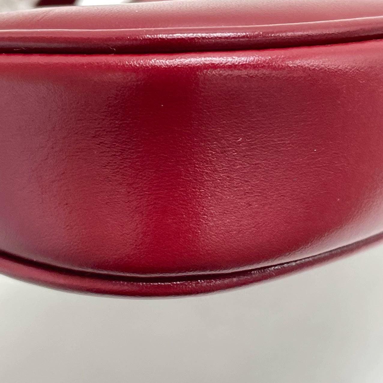 Gucci Jackie 1961 Mini Red Burgundy Leather Bag No Strap 7